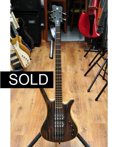 Warwick Corvette $$ Special Edition Macassar 4 string Serial# F150613  09